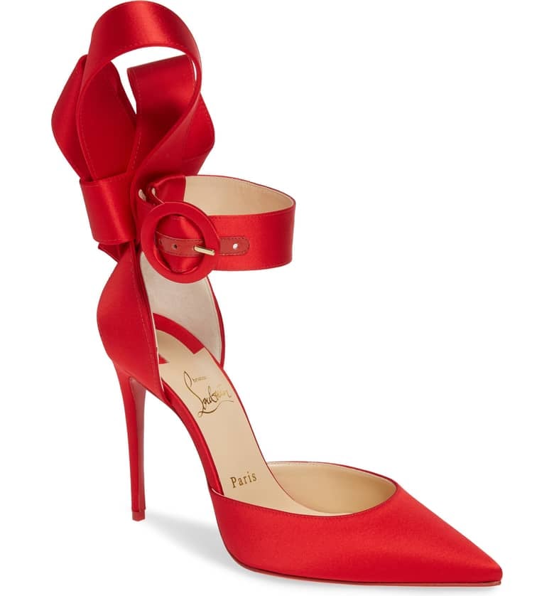 Christian Louboutin Raissa Bow Ankle Strap Pump