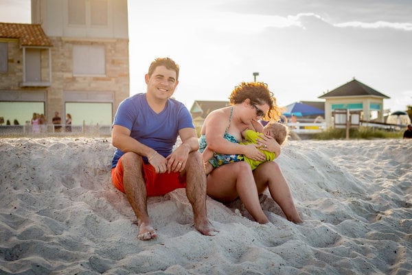 Photos of Dads Supporting Breastfeeding in Public