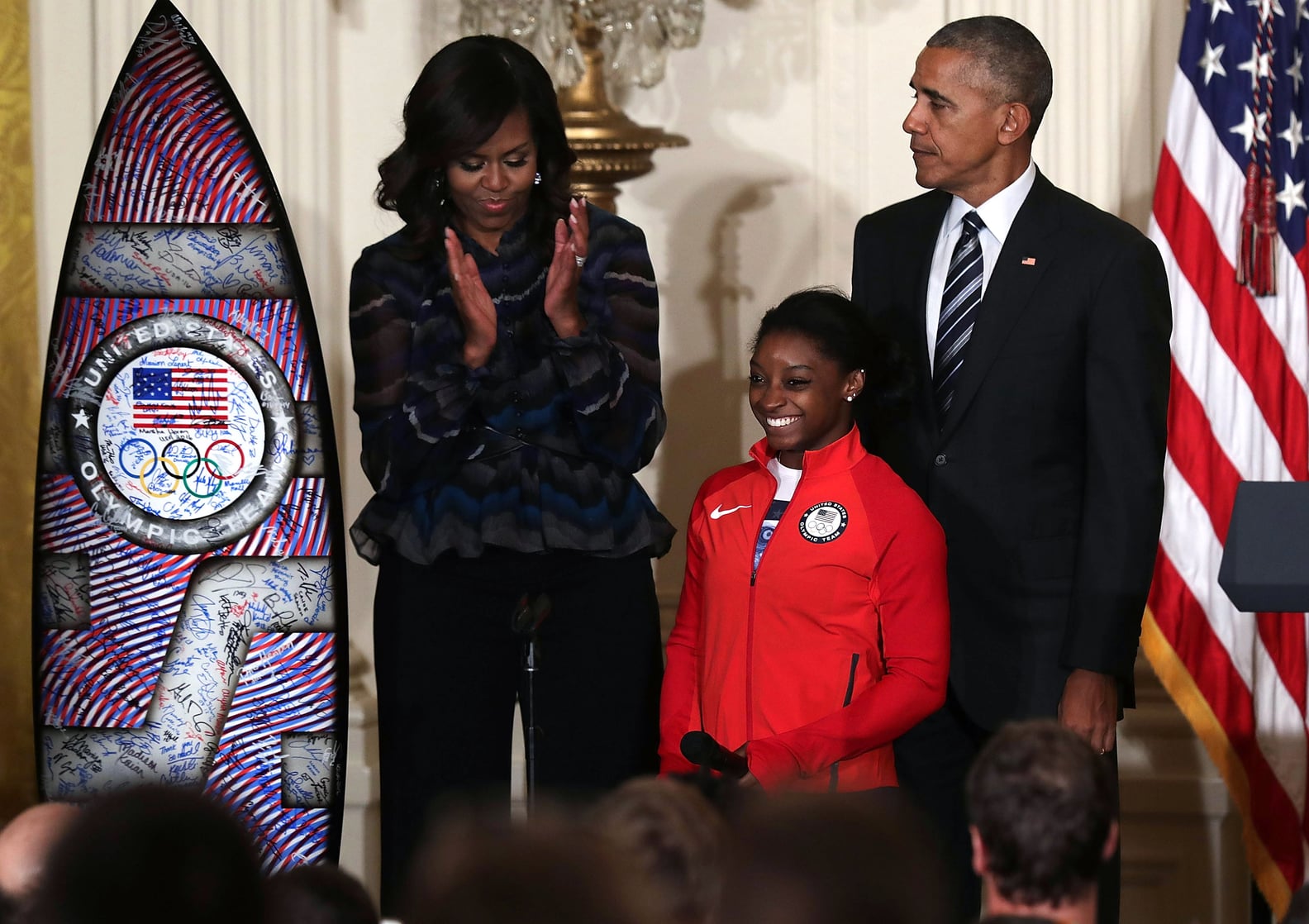 Michelle Obama's Peplum Top September 2016 | PS Fashion