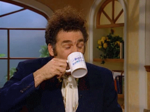 When Kramer Does This Epic Spit-Take