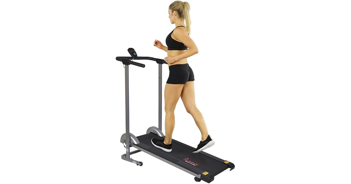 An Inexpensive Treadmill Sunny Health & Fitness Foldable Manual