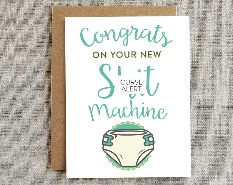 Sh*t Machine New Baby Card
