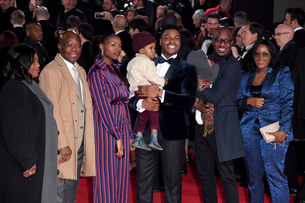 John Boyega's Family at The Last Jedi UK Premiere