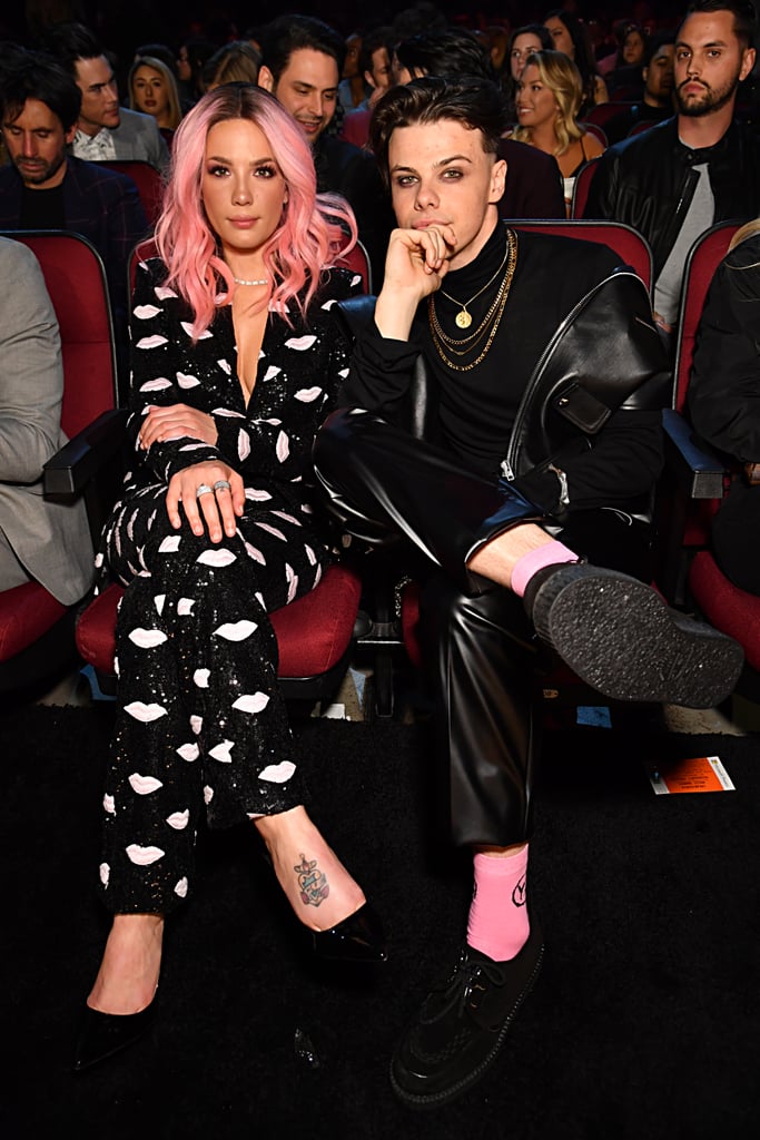 Pictured: Halsey and Yungblud