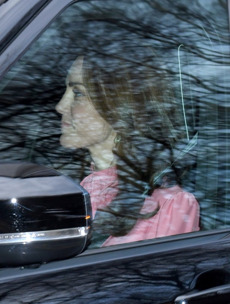 Kate Middleton Pink Dress at Queen's Christmas Lunch 2018