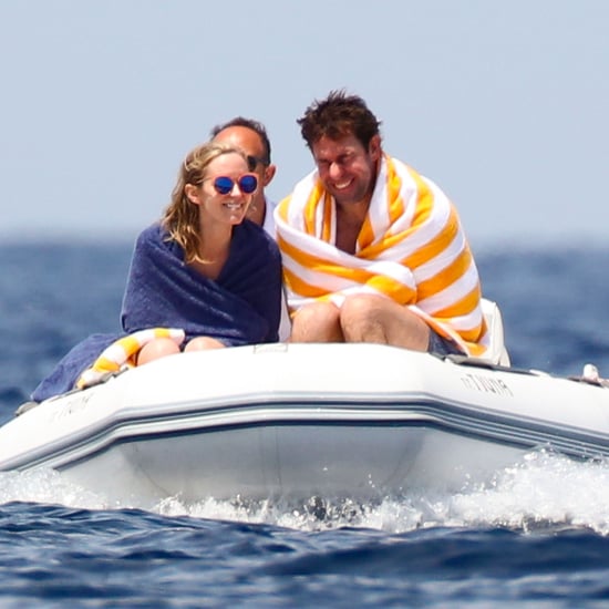 John Krasinski and Emily Blunt at the Beach in Italy 2017