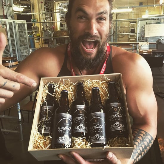 Jason Momoa Tours Guinness Beer Brewery