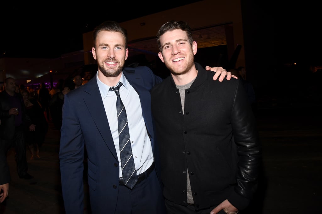 Bryan Greenberg and Chris Evans made a handsome duo at Maxim's party.