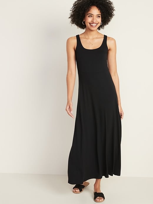 Old Navy Scoop-Neck Fit and Flare Maxi ...