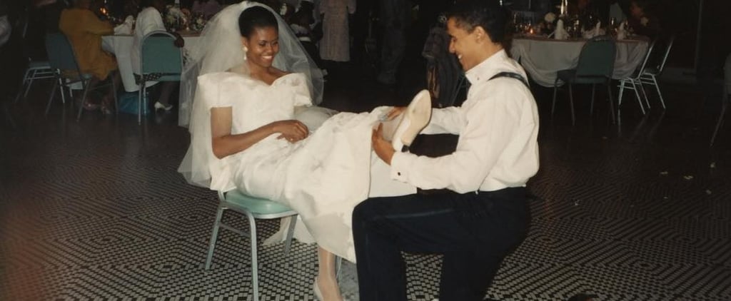Michelle Obama's Throwback Wedding Photo With Barack Obama