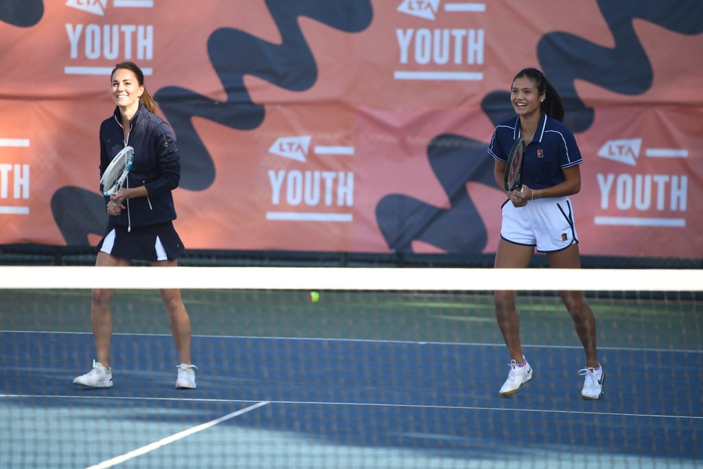 Kate Middleton and Emma Raducanu Play Tennis in London