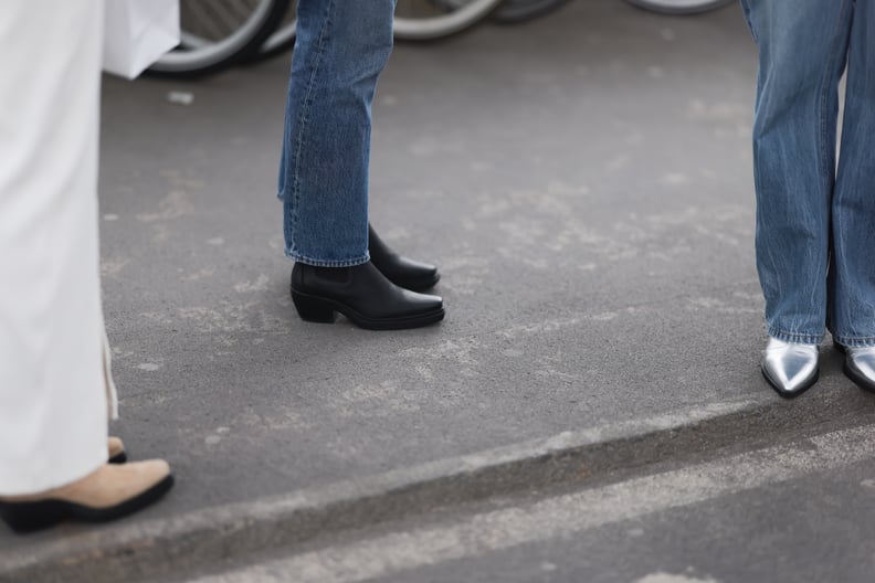 I like the middle one!  How to wear ankle boots, Ankle boots with