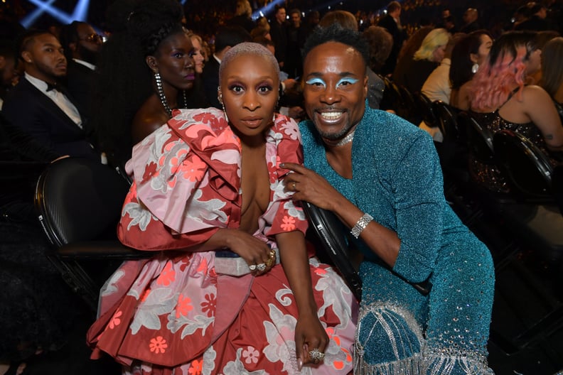 Cynthia Erivo and Billy Porter at the 2020 Grammys