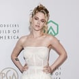 Kristen Stewart Looks Wedding Ready in This Sheer Bustier Gown