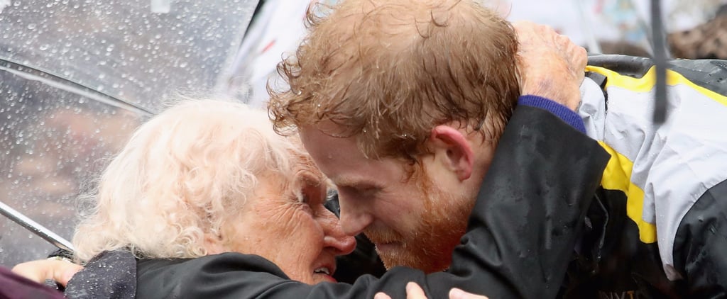 Prince Harry With Elderly Women Pictures