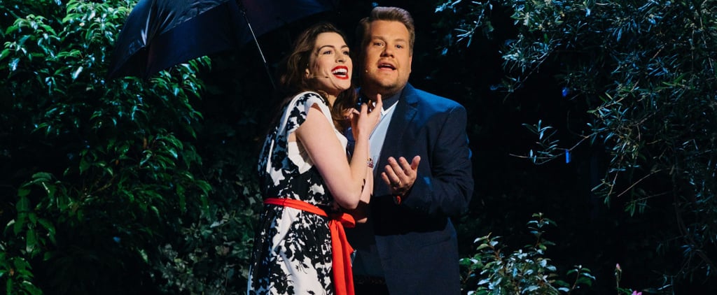 Anne Hathaway and James Corden Soundtrack to Rom-Com Video