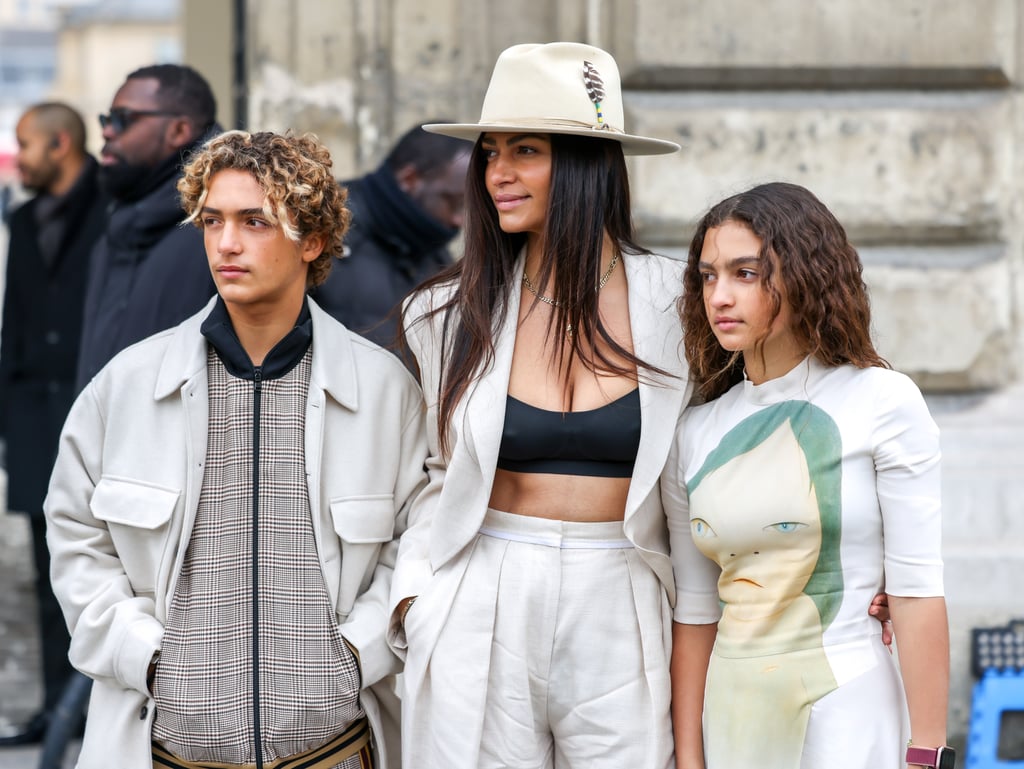 Matthew McConaughey's Wife and Kids at Paris Fashion Week