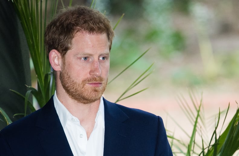 JJOHANNESBURG, SOUTH AFRICA - OCTOBER 02: Prince Harry, Duke of Sussex visits the British High Commissioner's residence to attend an afternoon reception to celebrate the UK and South Africa's important business and investment relationship, looking ahead t