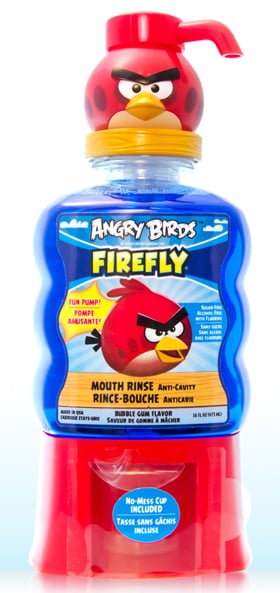 Firefly Angry Birds Anti-Cavity Mouth Rinse