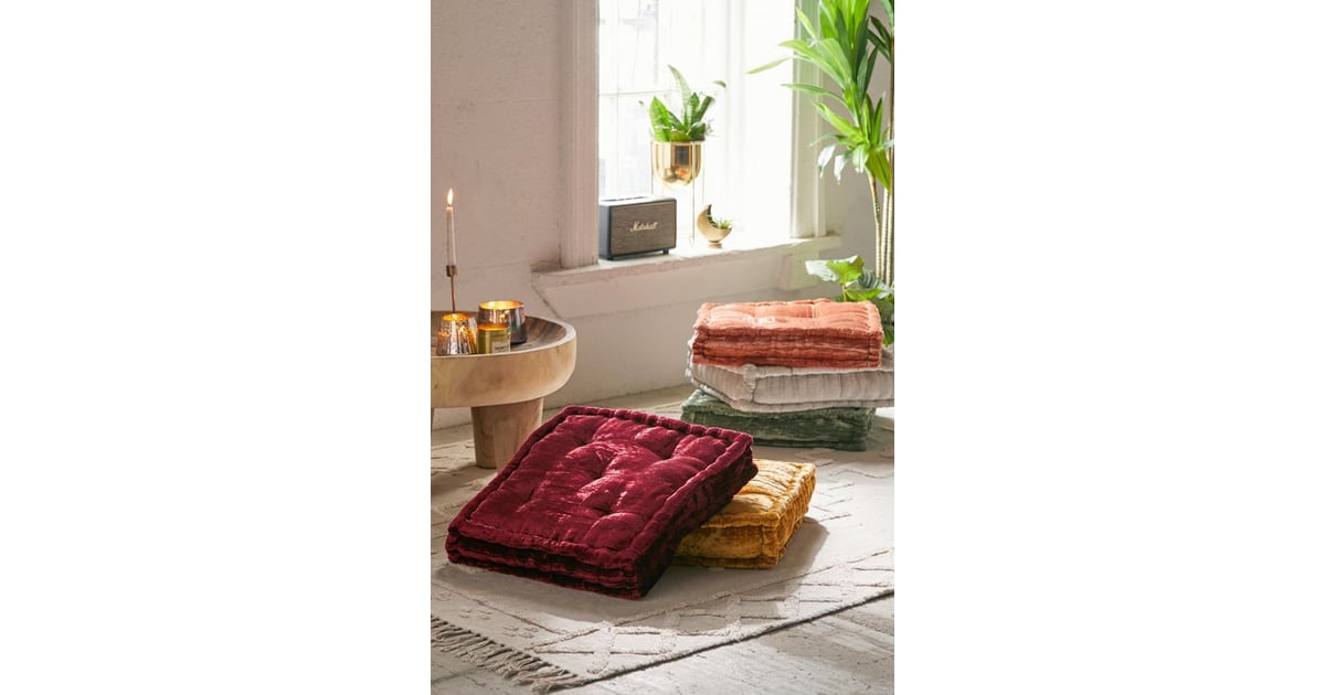 Ruthie velvet shop floor pillow