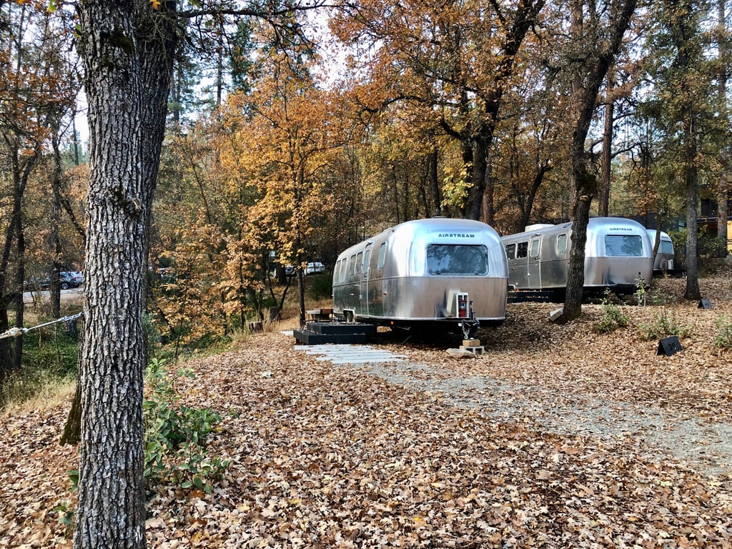 Charming Airstreams Line the Property