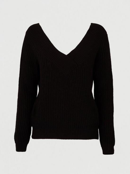 Michelle Keegan Wrap Cable Knitted Jumper