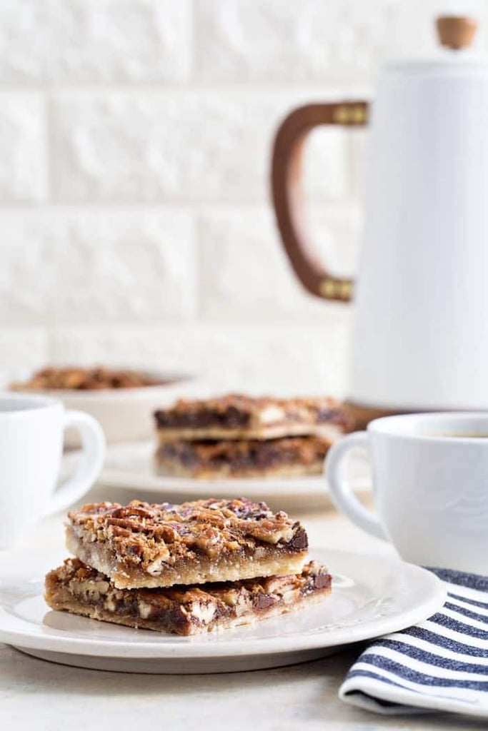 Chocolate Bourbon Pecan Bars