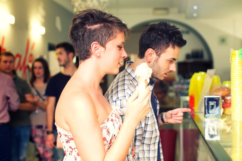 Visit a candy store or ice cream parlor, and spend time talking and enjoying sweets.