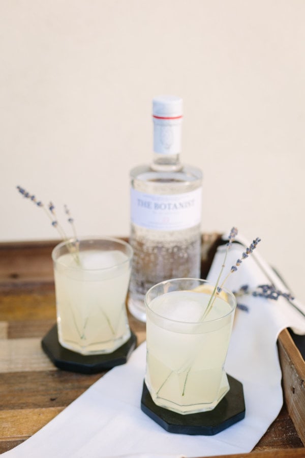 Lavender Bee's Knees Cocktail