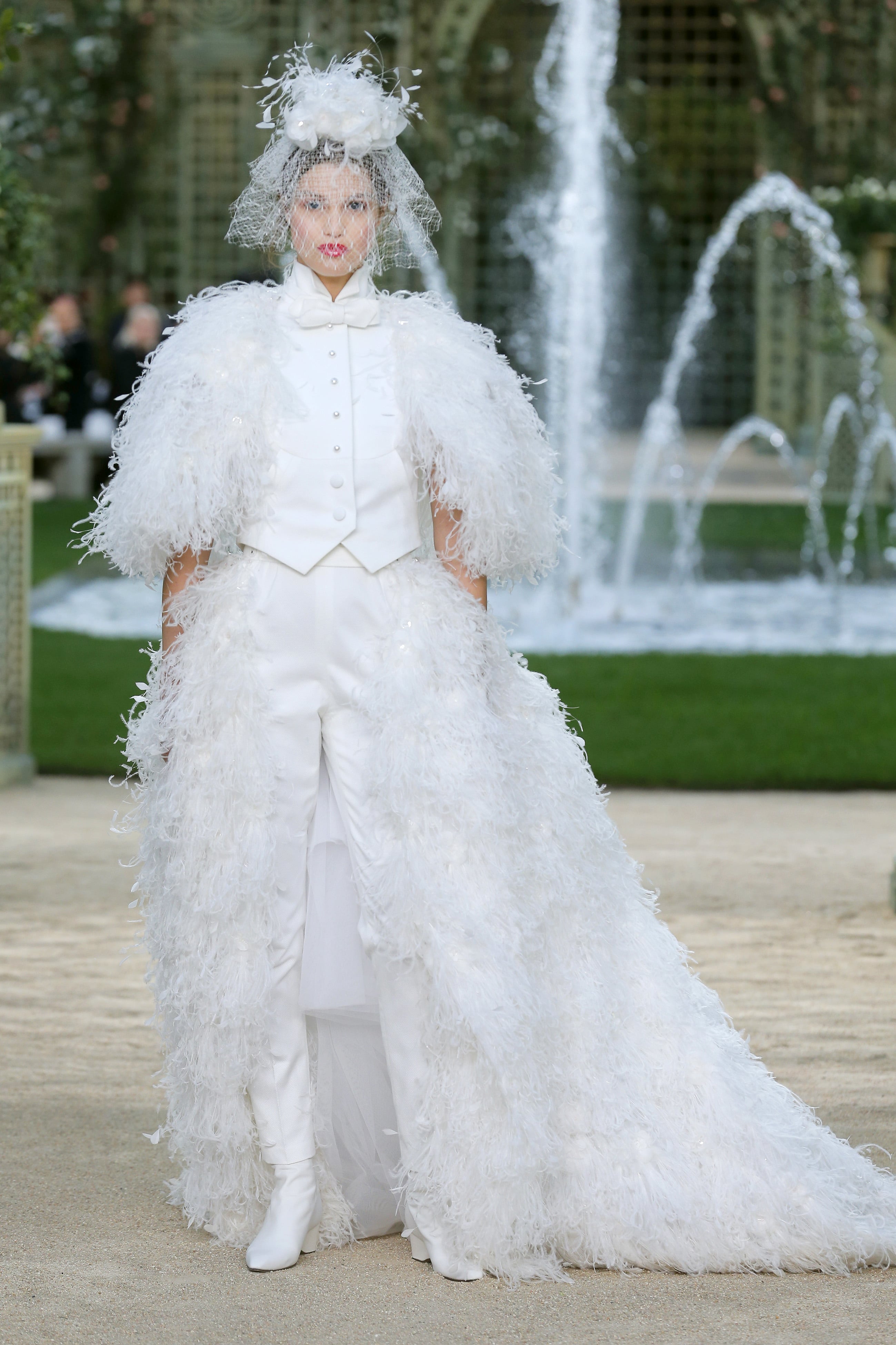 Chanel wedding hotsell dress 2018