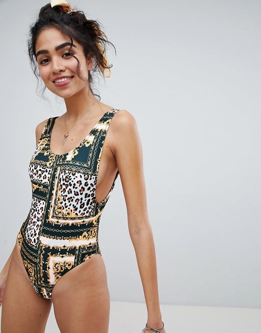 new look leopard print bikini