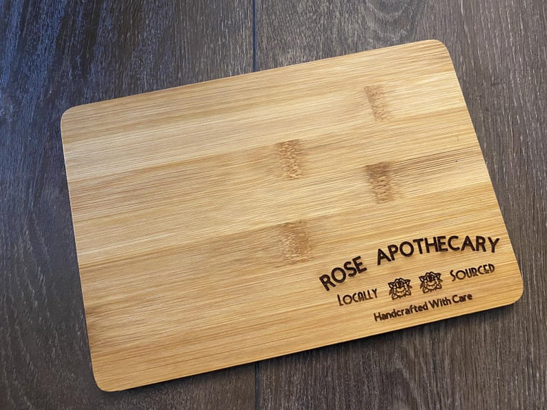 Rose Apothecary Bamboo Cutting Board