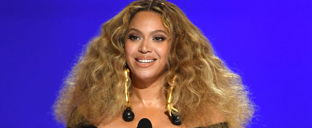 Beyoncé's Green and White French Manicure For the Holidays