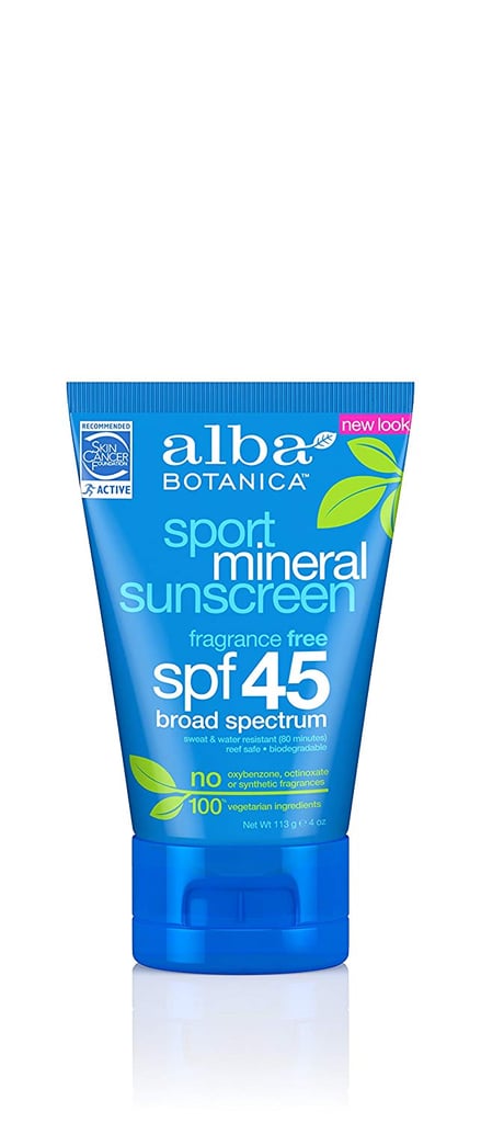 Alba Botanica SPF 45 Sport Mineral Sunscreen | Best SPF ...