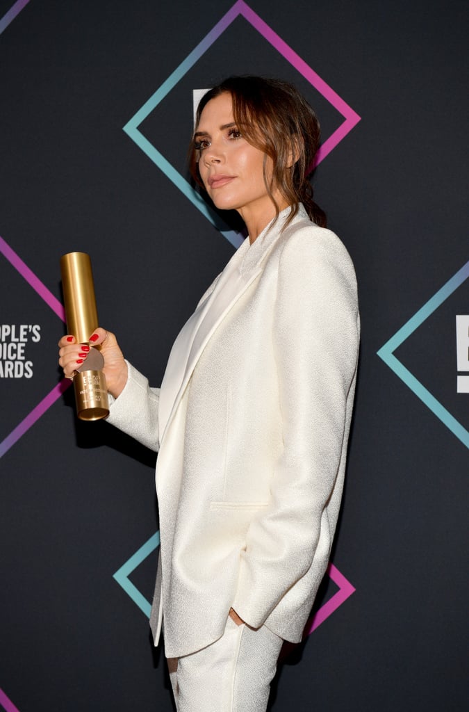 Victoria Beckham People's Choice Awards Speech 2018 POPSUGAR Fashion