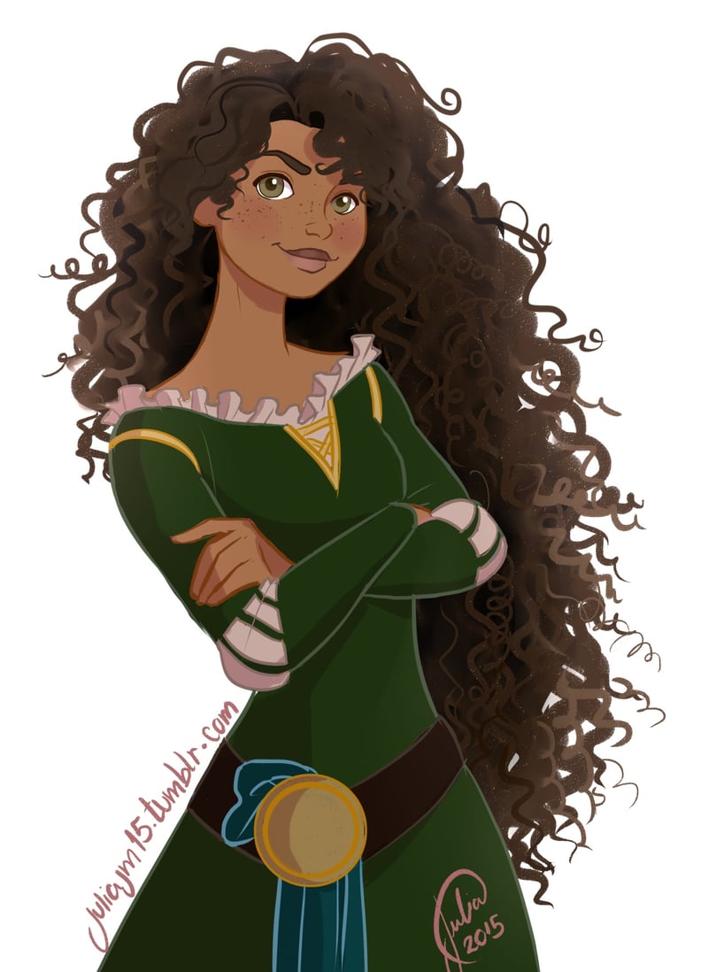 Brave's Princess Merida Reimagined as Biracial