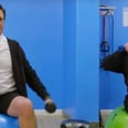 Please Enjoy 85-Year-Old Ruth Bader Ginsburg Whooping Stephen Colbert's Butt in a Workout