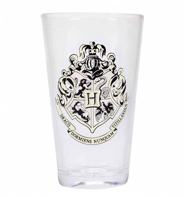 Color-Changing Hogwarts Crest Glass