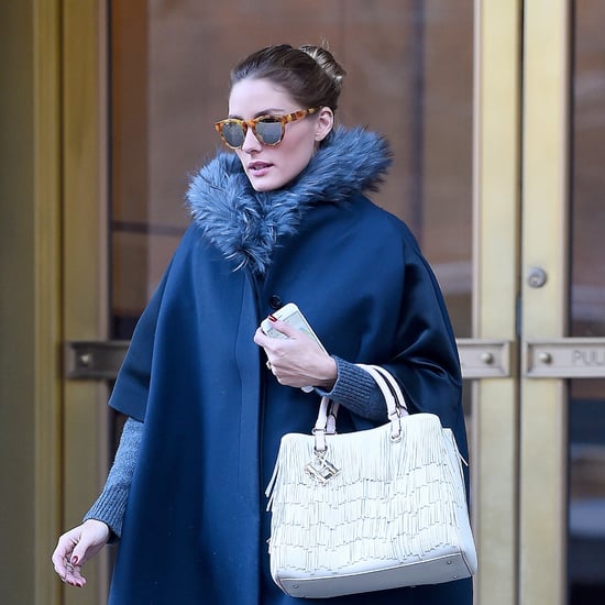 Olivia Palermo Wearing a Cape Street Style
