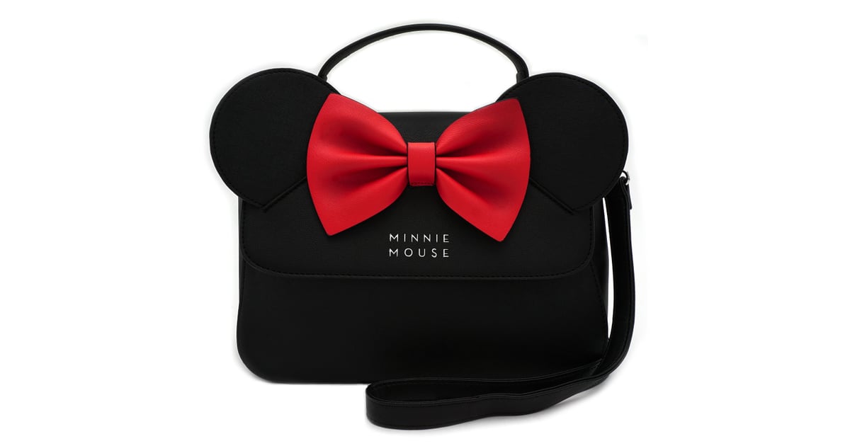 loungefly x minnie ears & bow crossbody bag