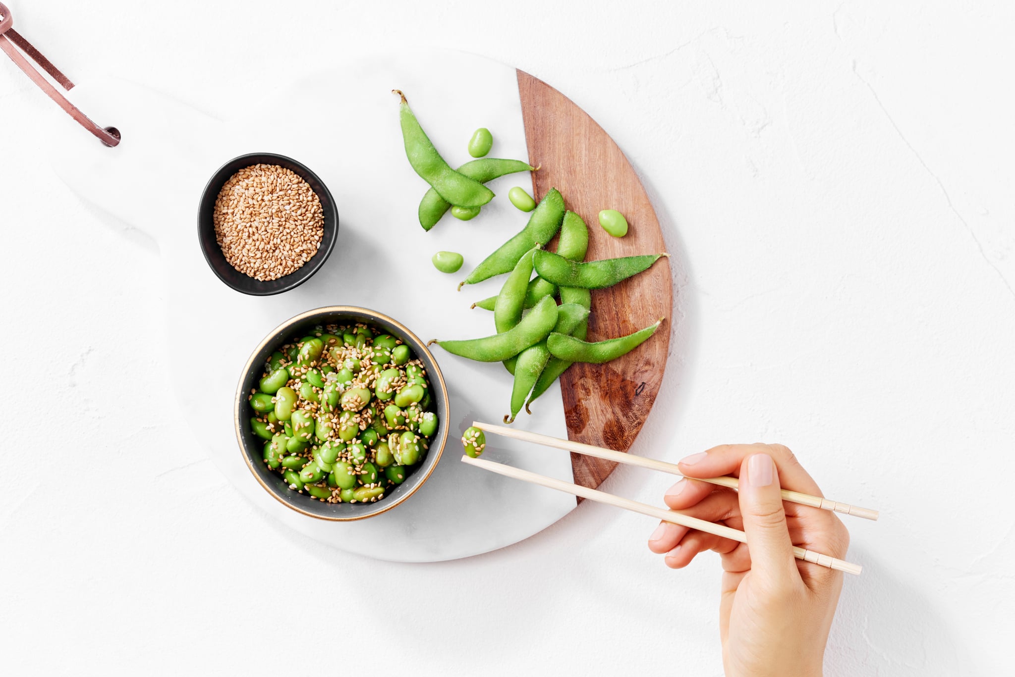 Sesame Edamame Recipe POPSUGAR Fitness