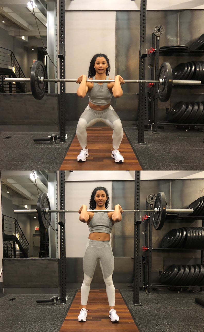Barbell Squat - Thighs Exercise for Gym 