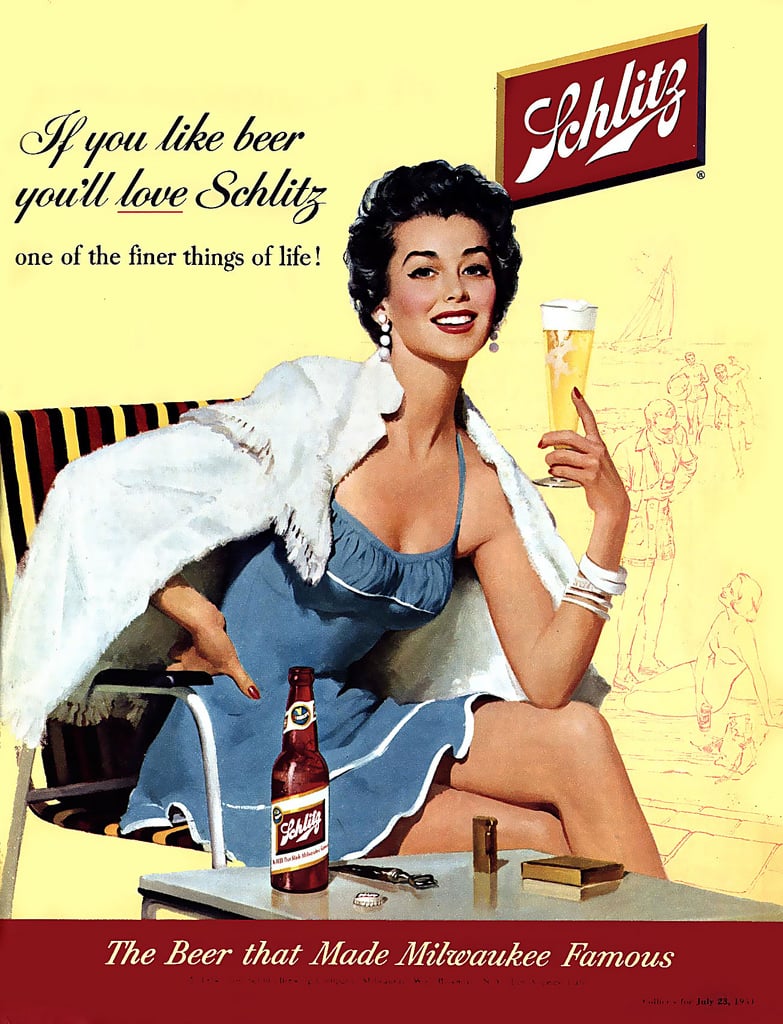 Cheers A Look Back At Beer Advertising For Women Popsugar Love 9256