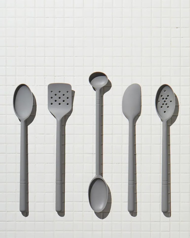 Sleek Utensils: Five Two by Food52 5-Pack Silicone Utensils