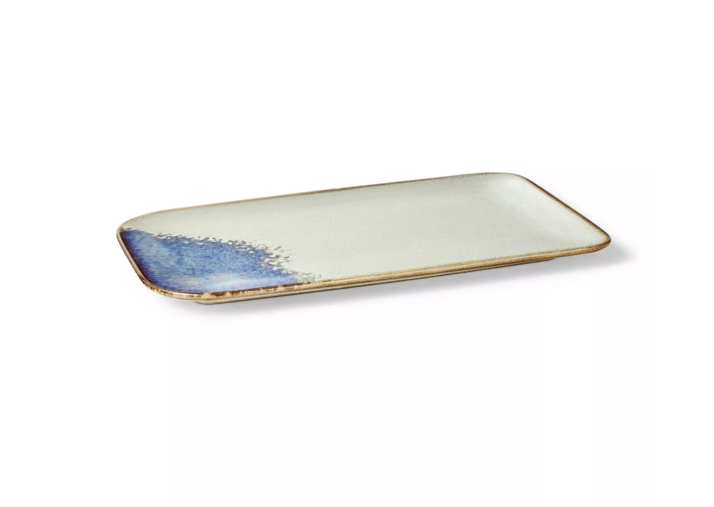 Medium Distressed Ceramic Rectangle Serving Tray