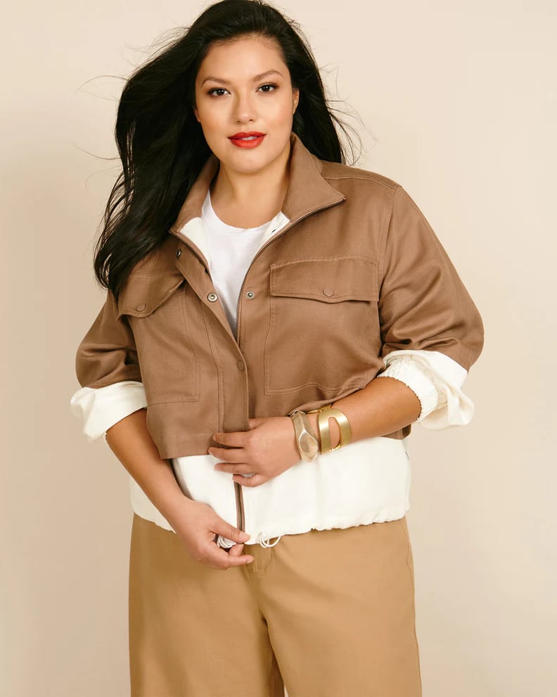 A Stylish Zip-Up: Apiece Apart Selva Cropped Windbreaker