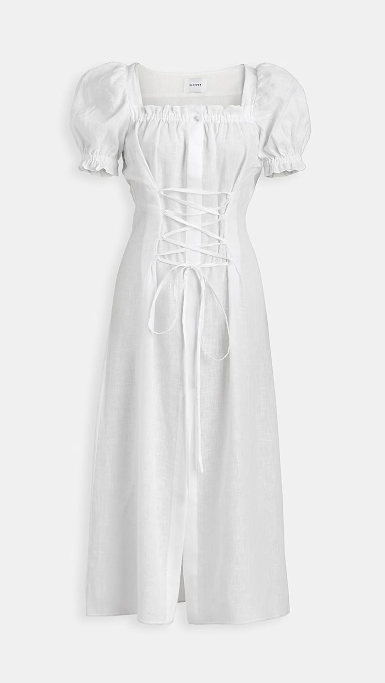 Sleeper Marquise Linen Dress