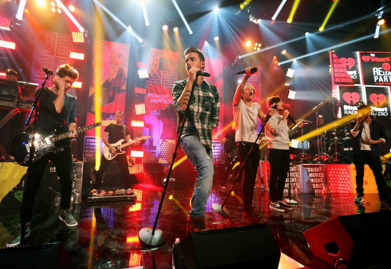 One Direction Performing at Their Album Release Party in 2013