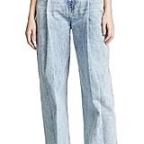 brace pleated jeans alexander wang