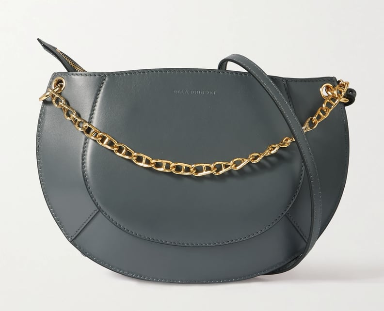 Ulla Johnson Mira Chain-Embellished Leather Shoulder Bag